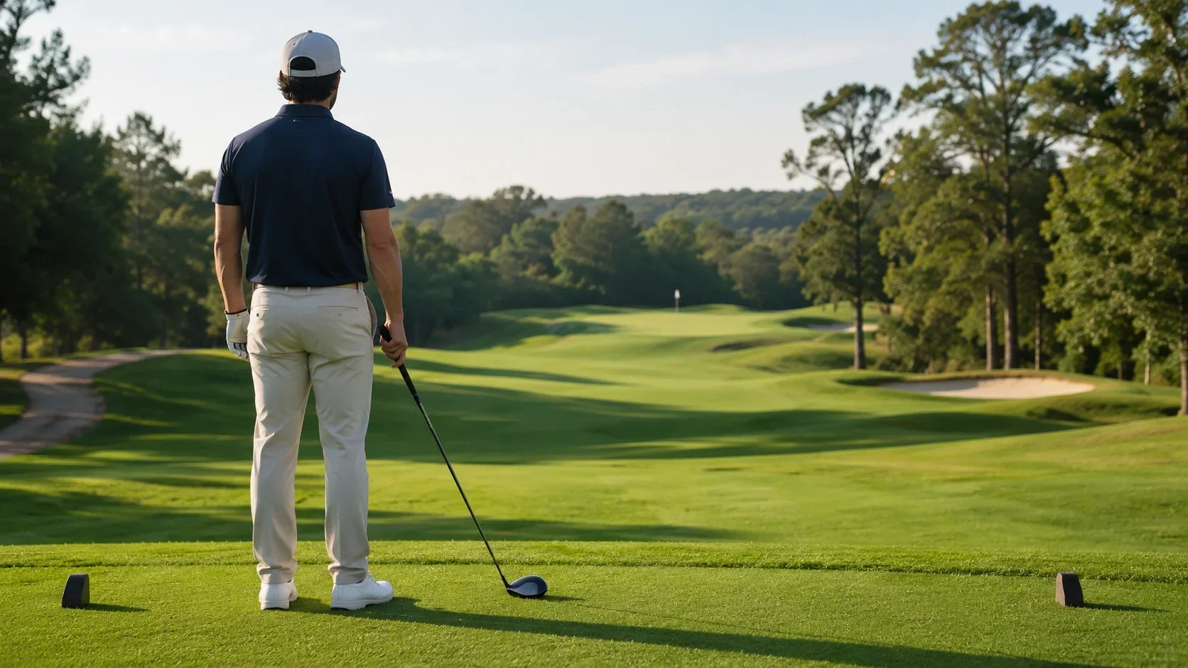Playing first round of golf as a beginner