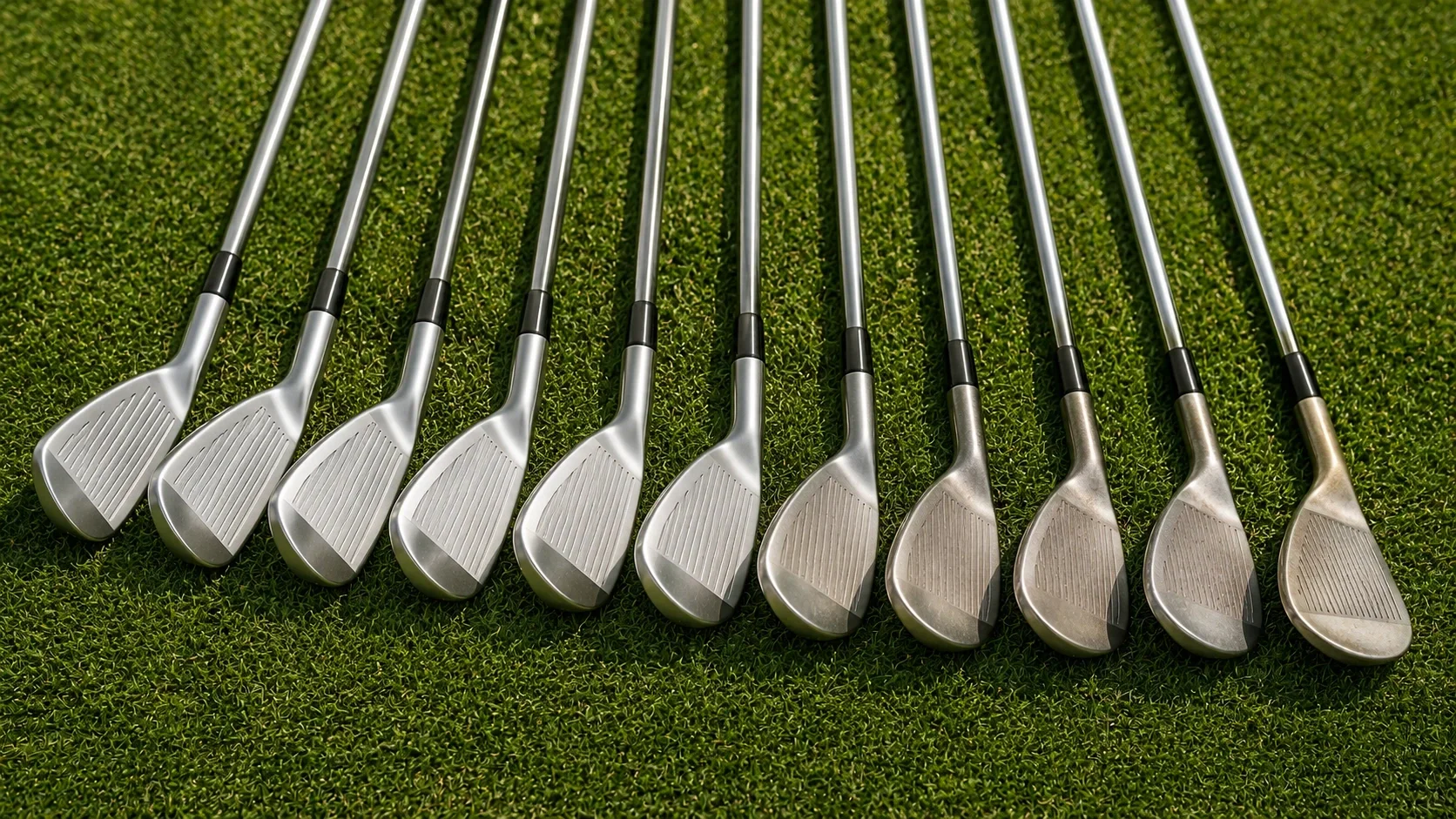 Golf irons guide showing different iron types