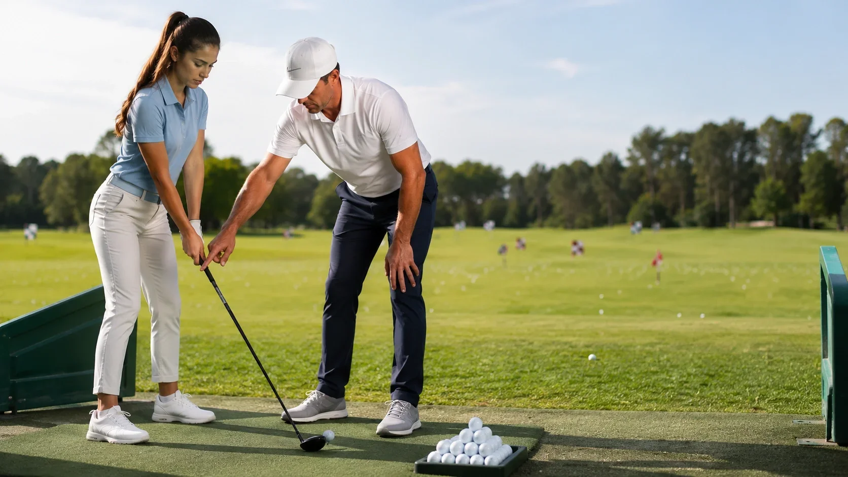 Taking golf lessons as a beginner