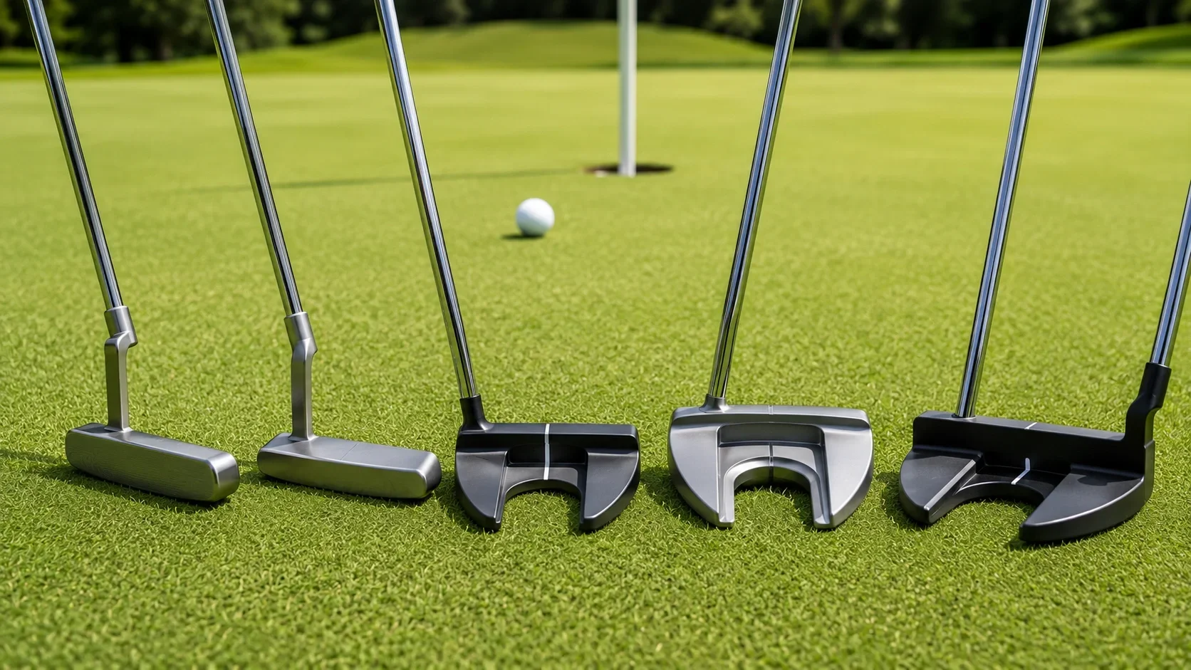 Golf putters guide with different styles