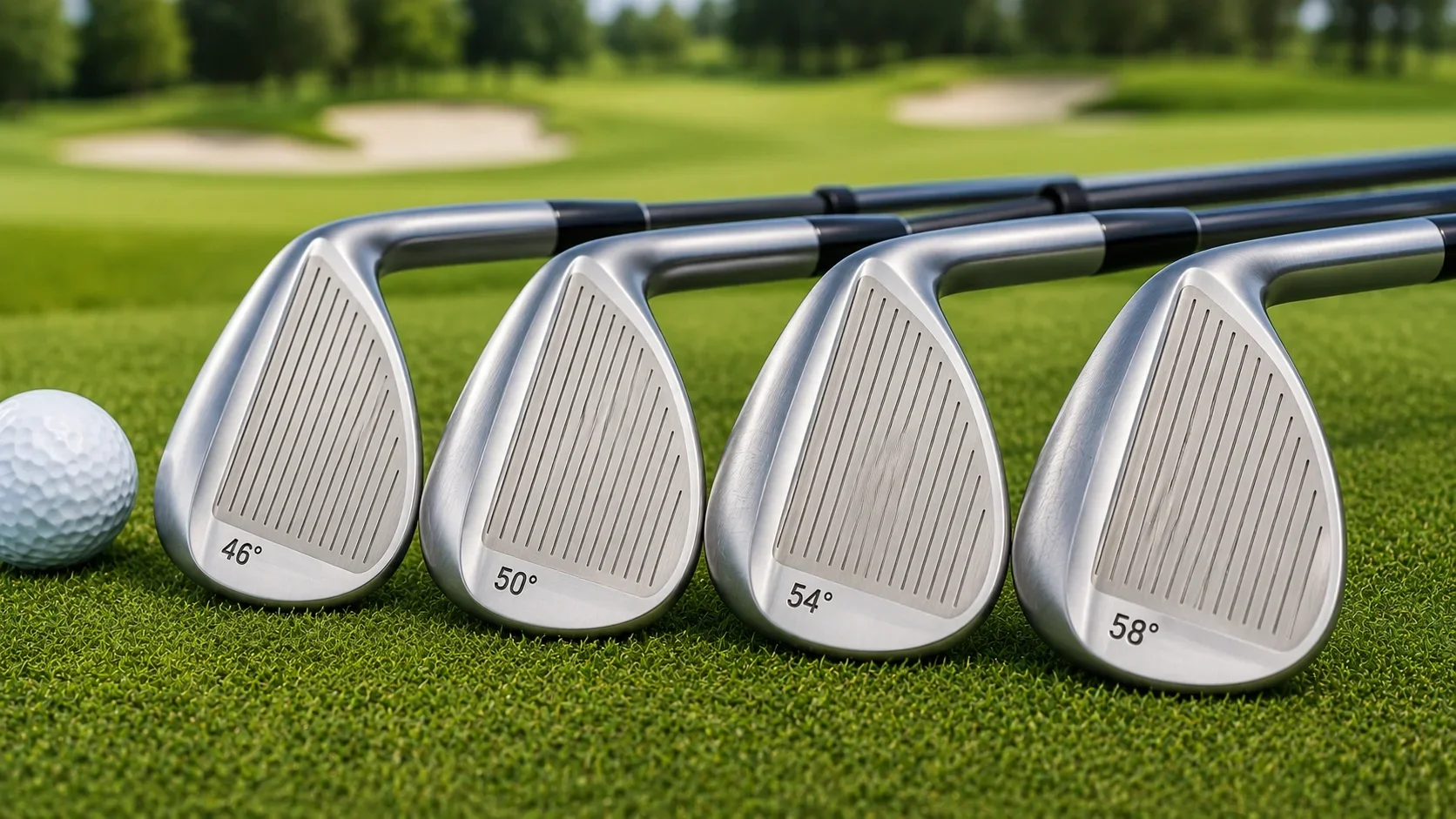Golf wedges guide showing different wedge types